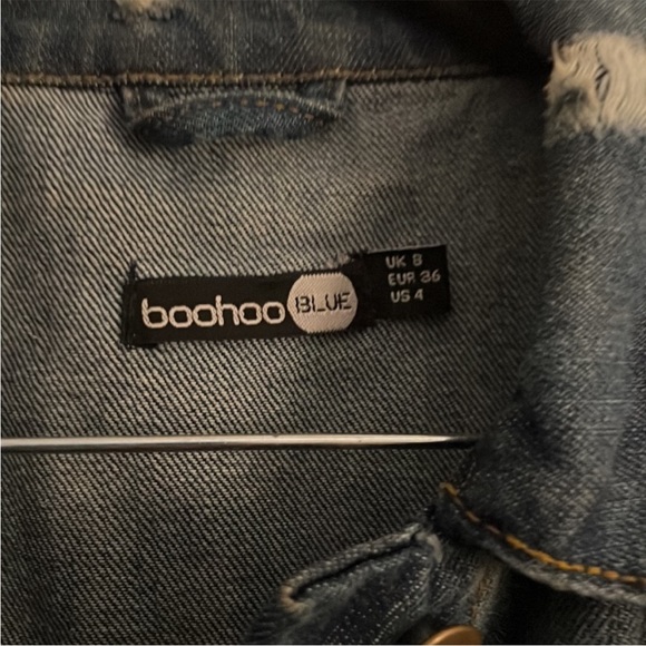 Boohoo denim and pink puffer jacket (sold separately) - Picture 12 of 12
